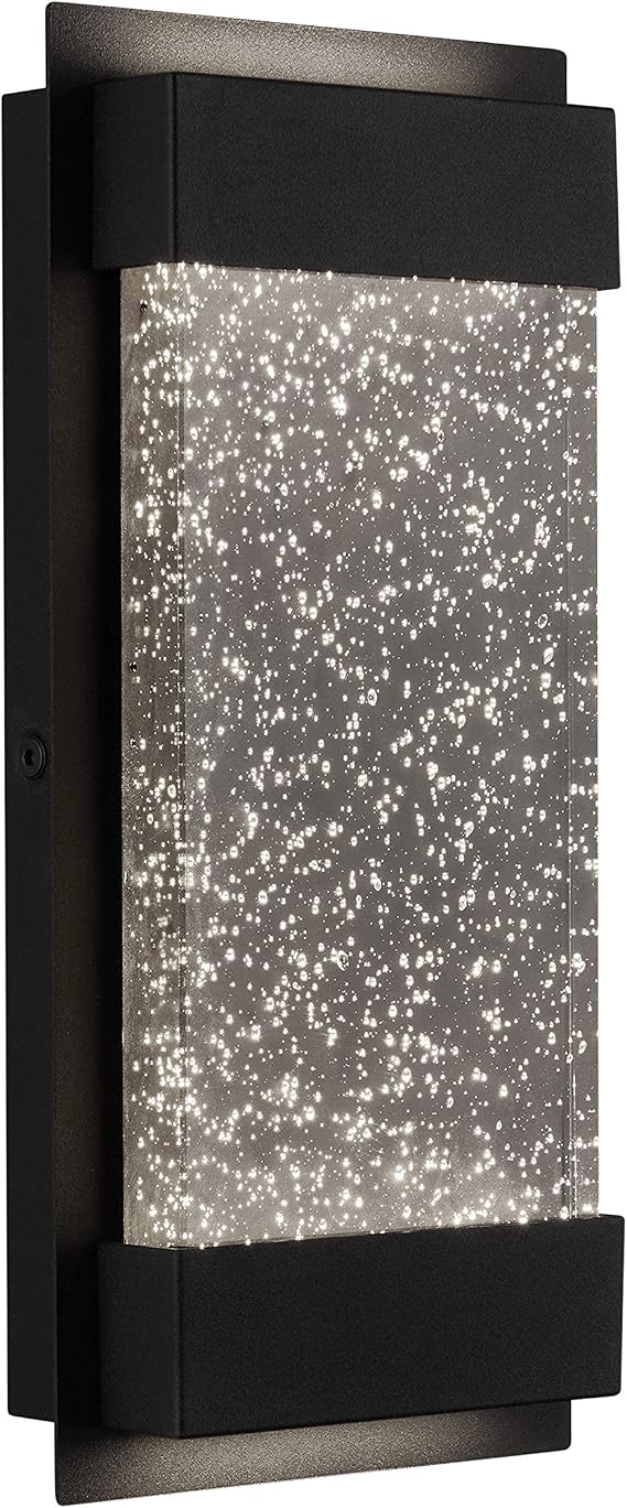 Artika GB390L Essence Bubble Glow Box, 300 lm., 6" Weather Resistant Outdoor Light, Black