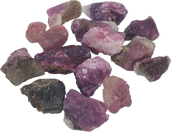 Natural Raw Rough Tourmaline Gemstones Crystals Lot 1 Oz