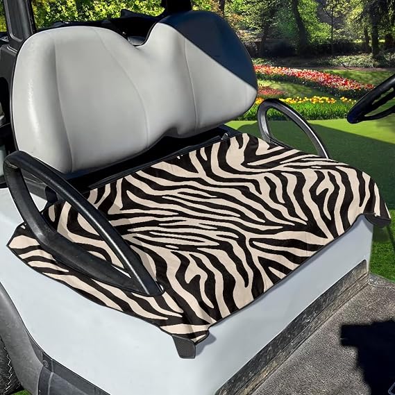 Golf Cart Seat Cover Summer Golf Cart Seat Towel with Holes Comfortable Golf Cart Seat Protector Machine Washable