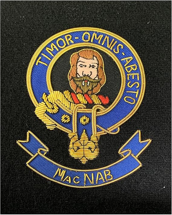 MacNab Scottish Clan Embroidered Blazer Crest