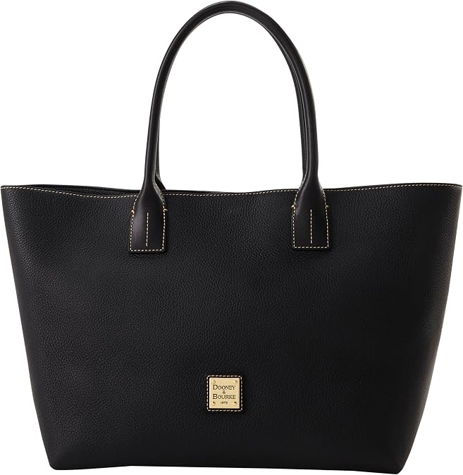 Dooney & Bourke Tote Bags for Women, Pebble Grain Leather Russel Bag with Zipper Pocket