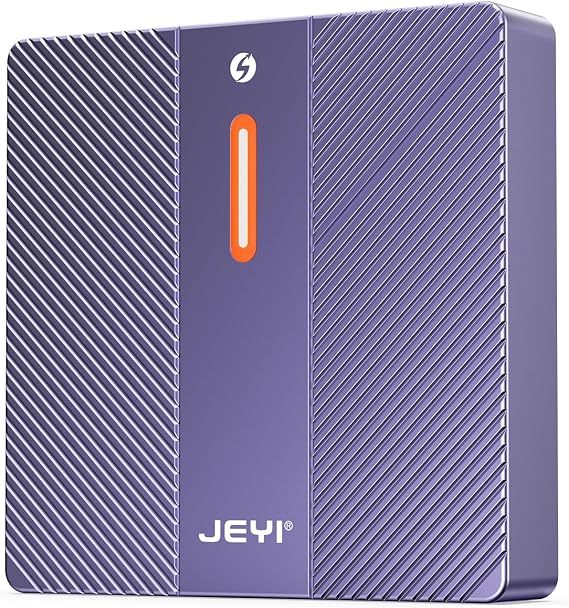 JEYI 4-Bay NVMe RAID Enclosure with Turbo Fan, Individual & RAID Modes