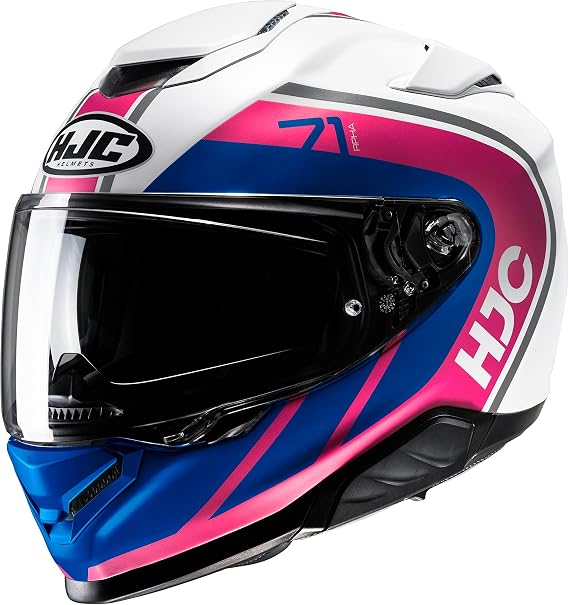 Hjc RPHA 71 Mapos Helmet Small Semi-Flat Blue/Pink (MC-28SF)