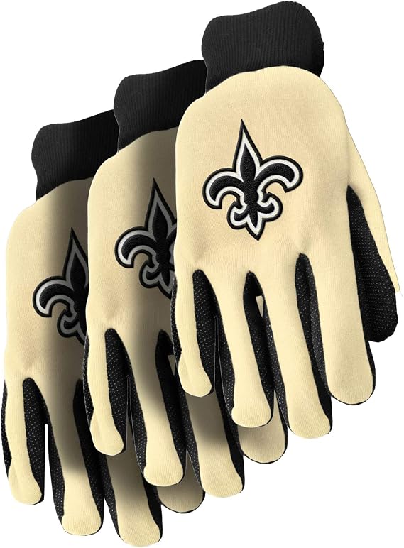 FOCO NFL Colored Palm Utility Work Gloves