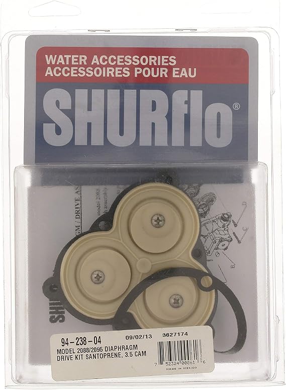 PENTAIR SHURFLO 94-238-04 Diaphram Pump with Lower Housing Kit