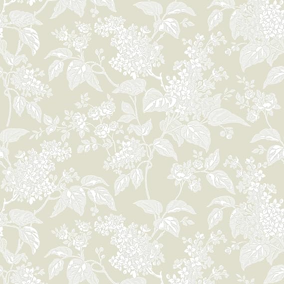 Rugreat Floral Peel and Stick Wallpaper Boho Modern Contact Paper for Cabinets Botanical Contact Paper Leaf Removable Self Adhesive Wallpaper for Bedroom Bathroom Waterproof 78.8inL 17.3inW Beige