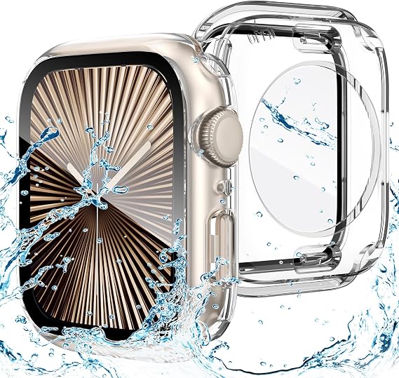 Goton Water-Resistant 46mm Case with Glass for Apple Watch Series 11/10