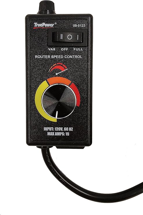 TruePower 123 Variable Dial Router Speed Controller for Duct and Inline Fans