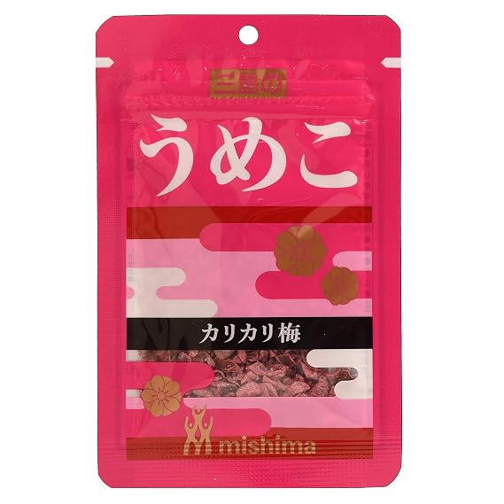 Japanese Dried Salted Plum Japanese Apricot 0.423oz 12g Ume Umeboshi | The sourness and crunchy texture of the plums that have been cut into large pieces
