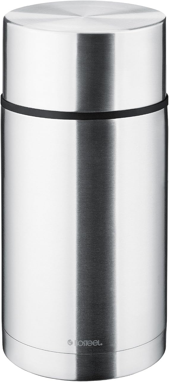 Isosteel Vacuum Food Container, Stainless Steel, Silver, 10 x 15 x 20 cm