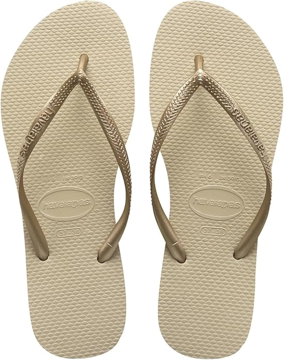 Havaianas - Slim, Stylische, Robuste und Vielseitige Badelatschen für Frauen mit Texturierten Sohlen für Grip und Halt