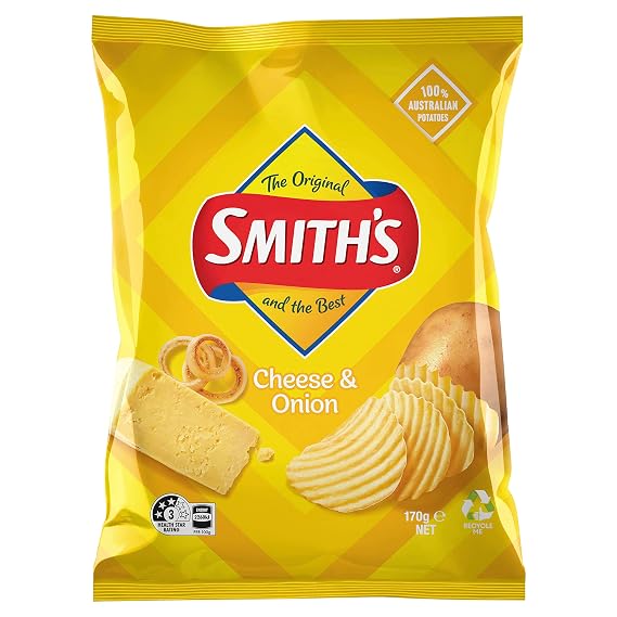 Smiths Cheese and Onion 170g