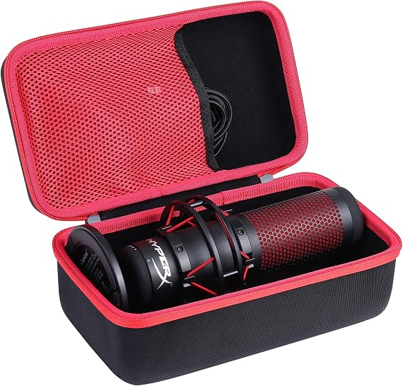 khanka Hard Carrying Case Replacement for HyperX QuadCast - USB Condenser Gaming Microphone, Case Only