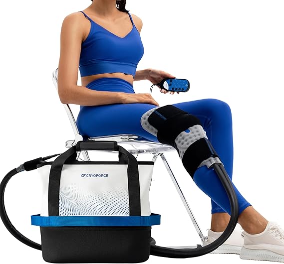 CF-2 Flex Cold Therapy Machine Compact Overnight Cold Therapy System for Knee, Shoulder & Post Surgery Recovery, 810 Hour Cooling, Quiet Ice Circulation Therapy Device