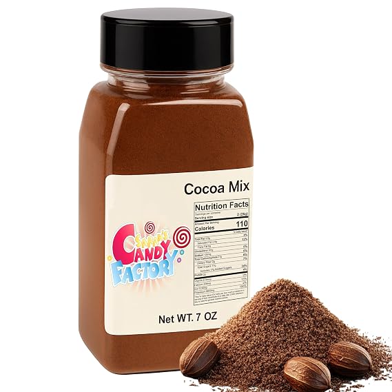 Sarah's Candy Factory Hot Cocoa Mix, Salted Caramel Natural Flavor, in Mini Jar 7 OZ
