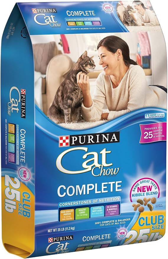 Purina 25 Lb Complete Cat Chow, Small