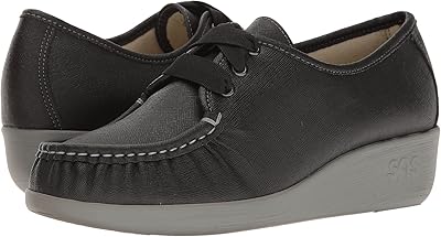 SAS Bounce - Shoes for Women - Leather Upper - Breathable Textile Lining - Cushioned and Leather-Lined Footbed