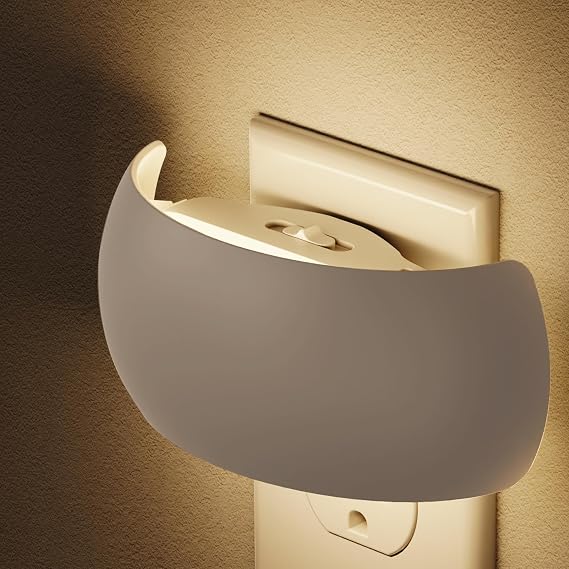 Briignite Night Light, Dusk to Dawn Sensor, 0-100LM