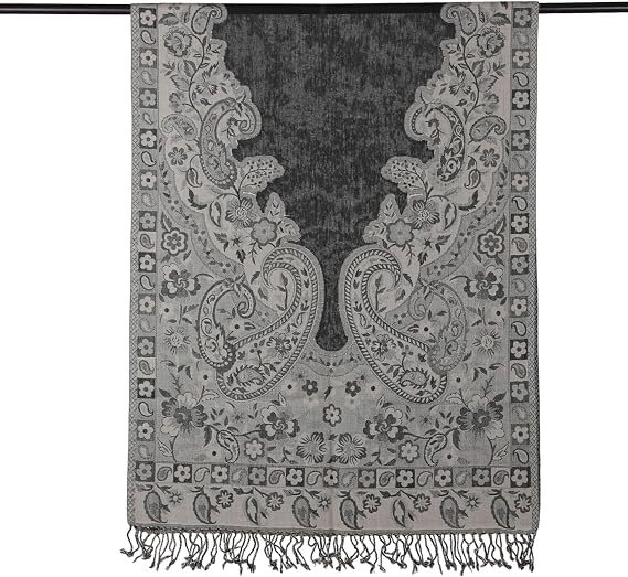 NOVICA Wool shawl,#39;Paisley Vestiges'