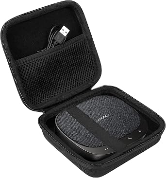 Khanka Hard Carrying Case Replacement for Anker PowerConf S330 USB Speakerphone, Conference Microphone for Home Office (Case Only)