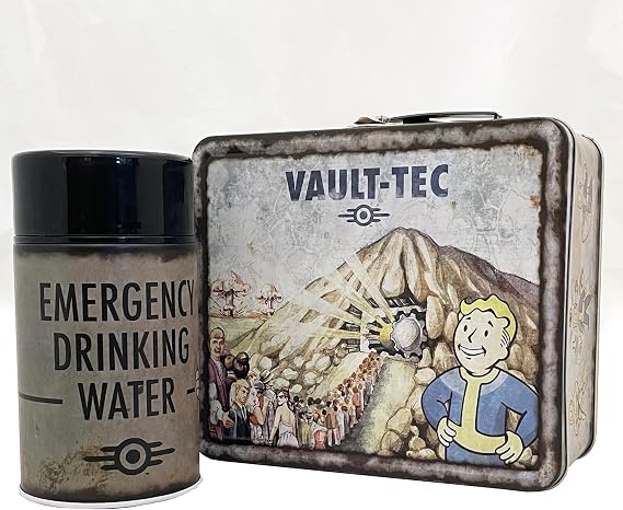 Fallout Weathered Vault-Tec Lunchbox &amp; Flask