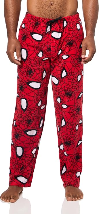 Marvel Men's Pajama Pants, Lounge Bottoms With Drawstring, Ultra-soft & Comfortable