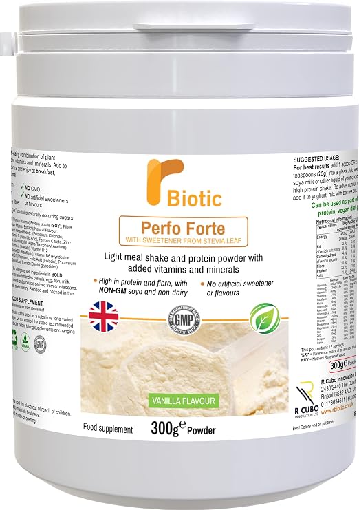 Perfo Forte.A Non-Dairy Vanilla Flavoured Shake:300g Powder