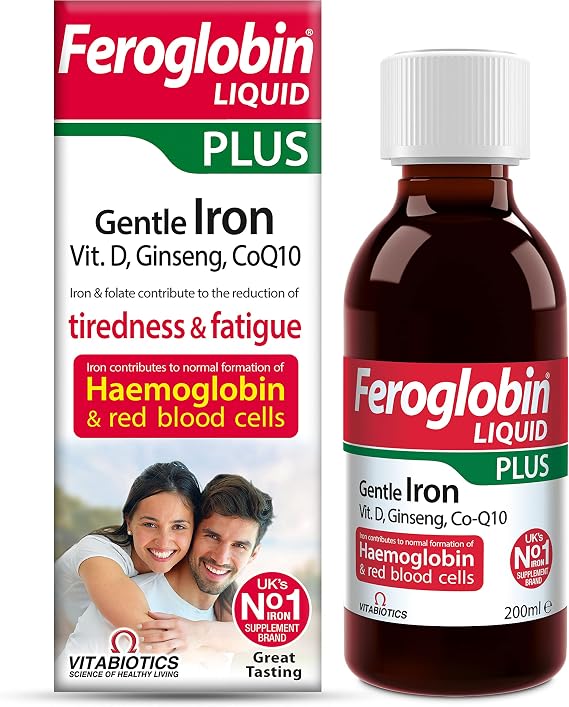 Vitabiotics Feroglobin 200ml Plus Liquid