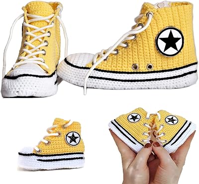 Matching Family Outfits, Mommy & Daughter Crochet Slippers, Father & Baby Knitted Sneakers - Custom Booties Couples, Customizable Fashion Shoes