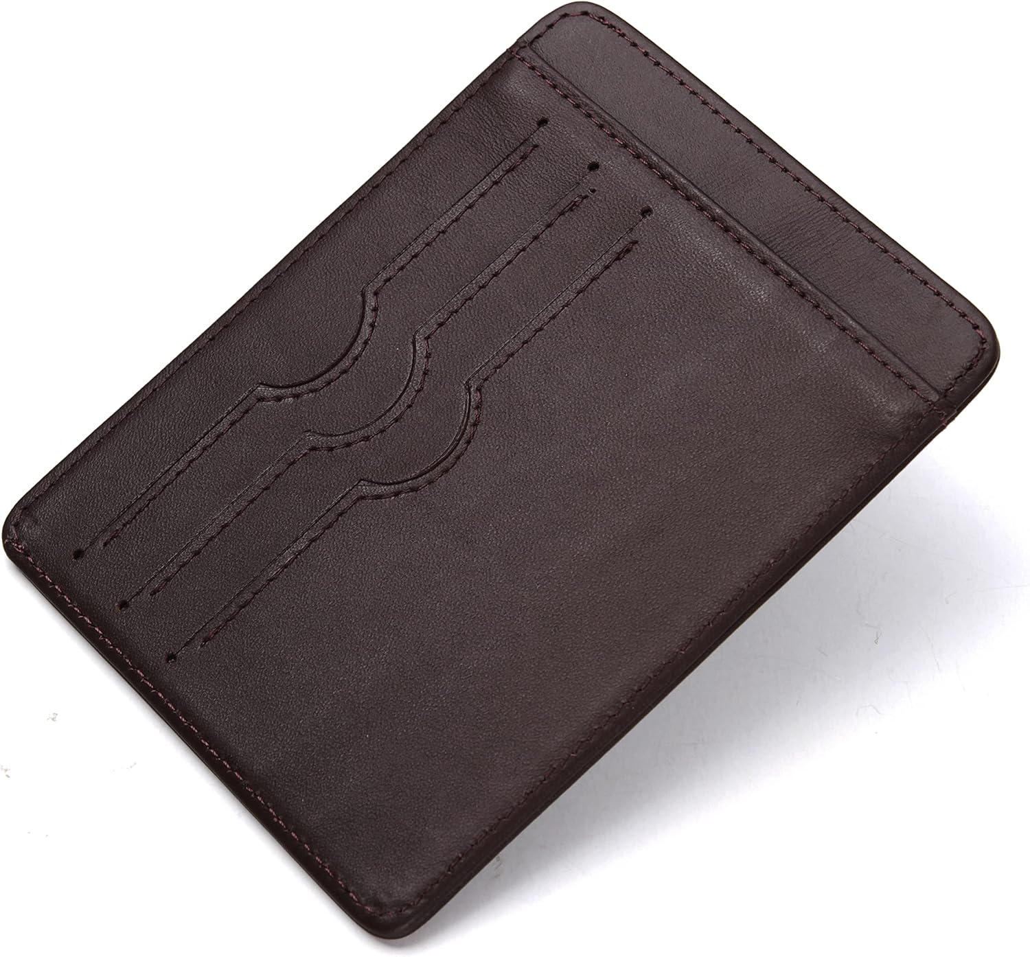Kyogokutakukoubou Card Case Mens Published in Tokoro Georges Setagaya Base Slim Thin Card Holder Gift Genuine Leather 3, dark brown