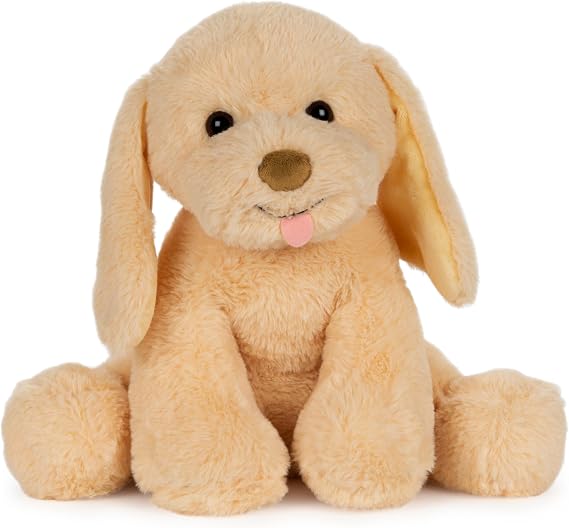 GUND Baby My Pet Puddles Animated Plush, Premium Stuffed Animal Barking Plush Puppy Dog for Ages 1 and Up, Yellow, 12