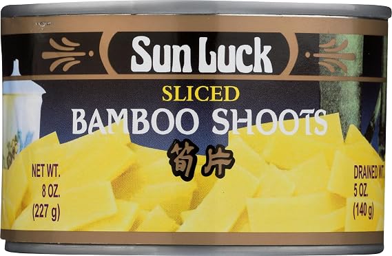 Sun Luck, Bamboo Shoots Sliced, 8 Ounce