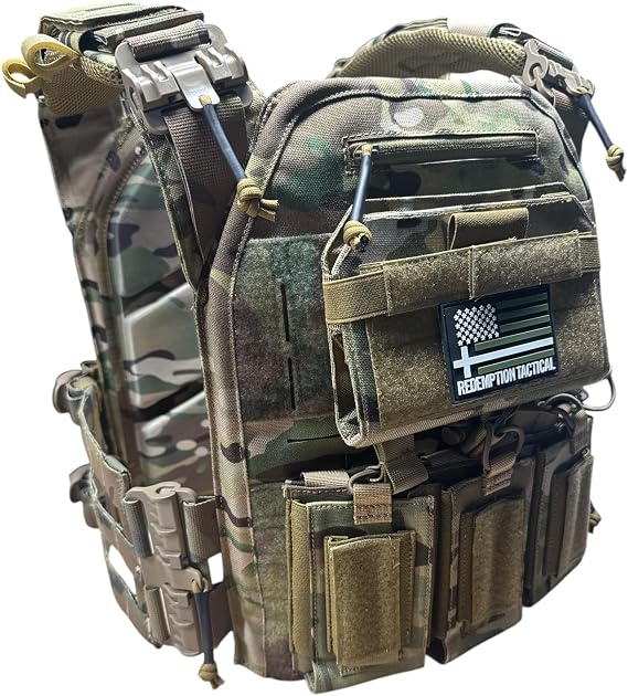 Enforcer 2.0 Tactical Molle Quick Release Buckles Vest with Triple Pouch