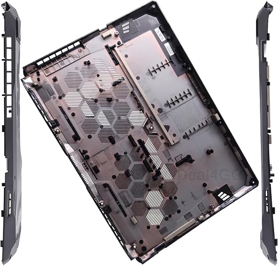 Deal4GO 48Wh Lower Bottom Case Base Cover (7 Air-Outlet) Replacement for ASUS FA506 FX506 TUF506 FA566 FX566 TUF566 FA506NC-DS53 FX506HF-ES51