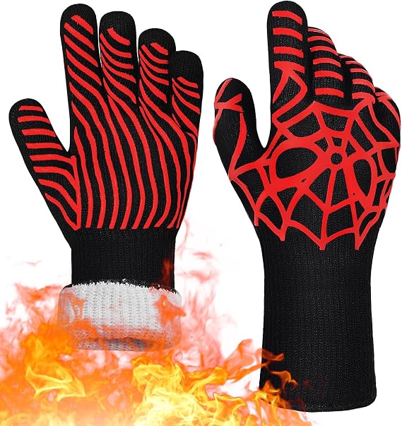 BBQ Grill & Oven Gloves 1472F Heat Resistant