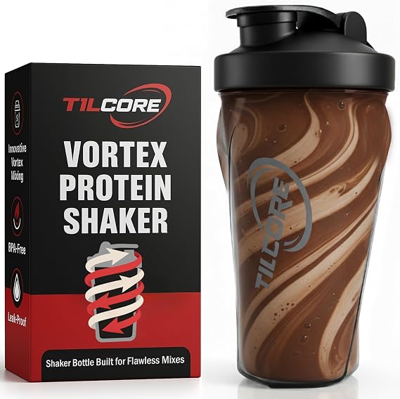 Vortex Protein Shaker Bottle 24 oz/700ml - Premium BPA-Free Pre-Workout Shaker Cup for Protein Shakes &amp; Smoothies, Leak-Proof &amp; Durable Bottle-Shakers for Active Lifestyles