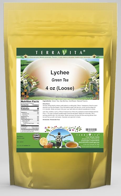 Lychee Green Tea (Loose) (4 oz, ZIN: 531612)