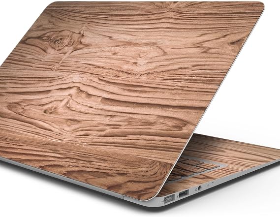 Compatible with MacBook Pro 14" M4 (A3401/A3185) - Skin Decal Protective Scratch Resistant Vinyl Wrap - Luxury Natural Wood V1