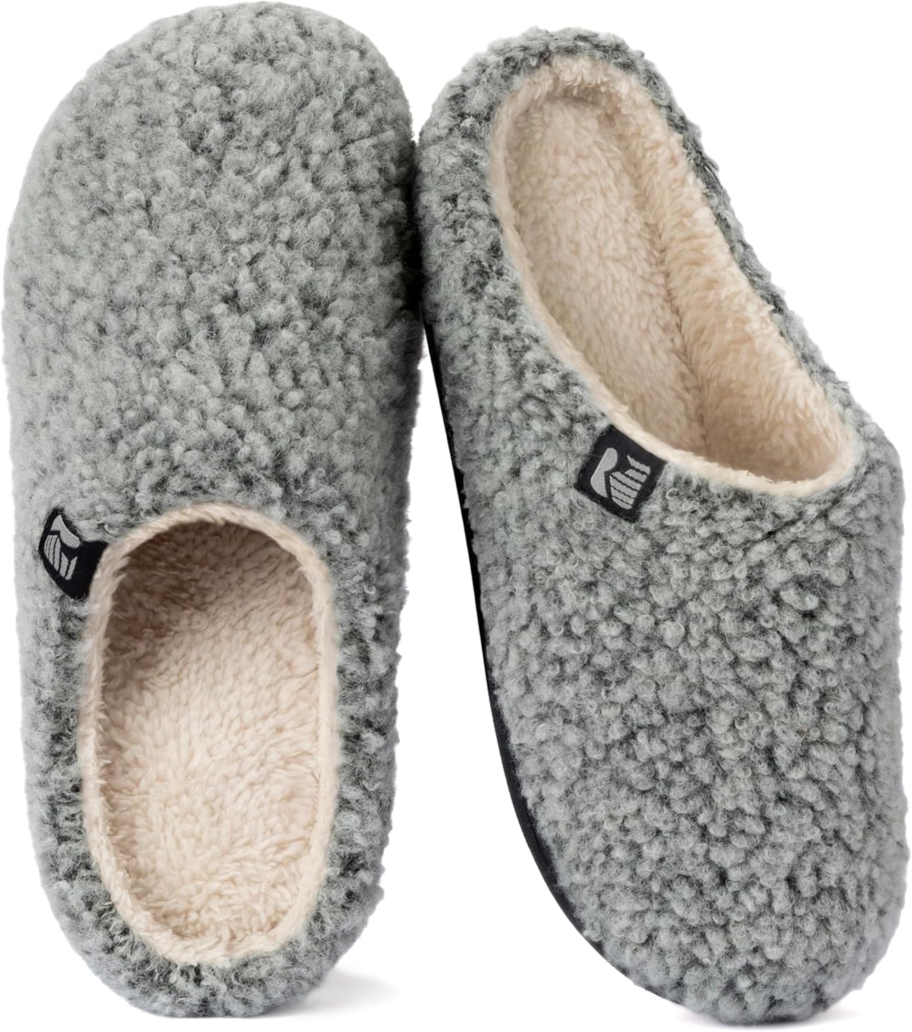RockDove Womens Plush Retreat Sherpa Fleece Clog Slipper
