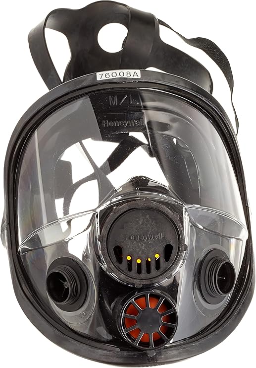 Miller Honeywell Safety Products 760008A Safety Products, 7600 Series Full Facepiece Respirator, Dual Cartridge, Medium/Large