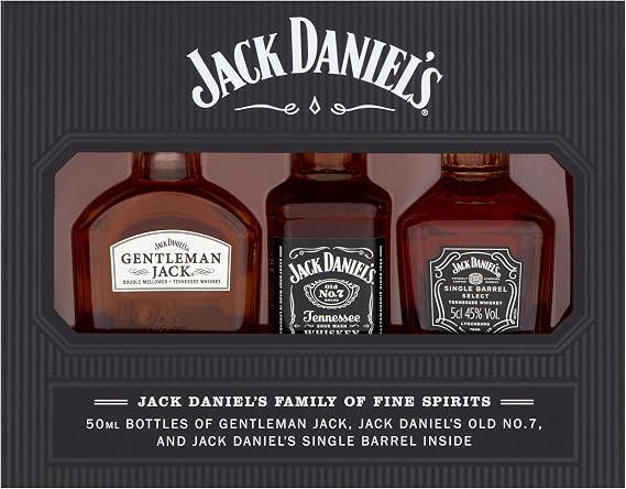 Jack Daniel's Family of Brands 5 cL Variety Pack (JD/JDSB/GJ)