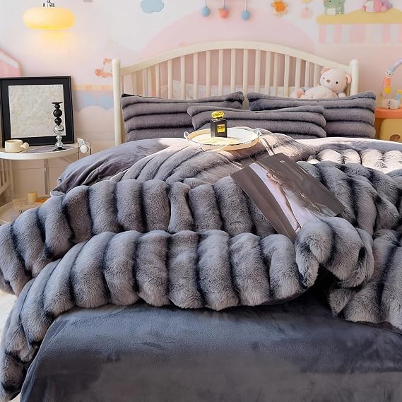 Baby Blanket for Boys Girls Ultra Soft Cozy Warm Lightweight Animal Blankets for Infant Toddler, 60 x 80 Inch, Grey