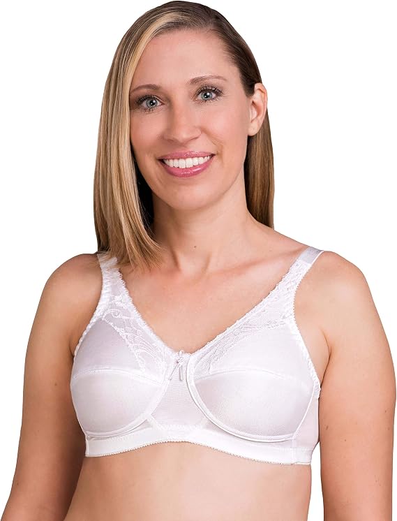 Barbara 210 Lace Accent Softcup - Mastectomy Bra - White