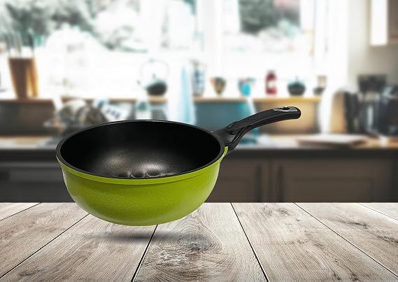 Nonstick 3D Diamond Coating Wok Frying Pan Cookware 8" (20cm)-MADE IN KOREA