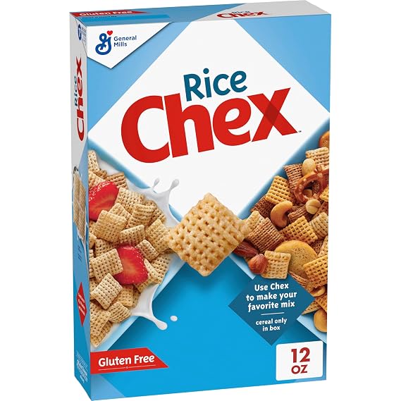 Rice Chex Cereal, Gluten Free,Chex Mix Ingredient, 12 oz