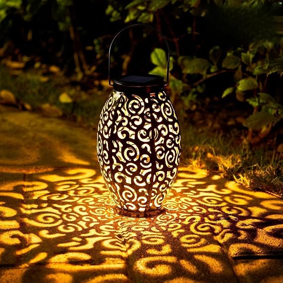 OxyLED 6 Pack Solar Globe Lights + 2 Pack LED Solar Lanterns