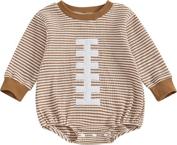 Newborn Baby Boy Girl Fall Clothes Infant Long Sleeve Bodysuit | Gender Neutral Baby Clothes,One Piece Sweatshirt Romper,Funny Letter Print,Baby Fall Winter Clothes,Long sleeve Romper Baby