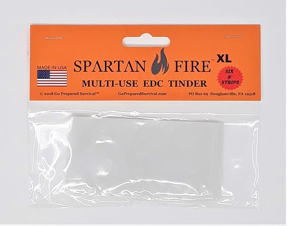 Go Prepared Survival Spartan Fire XL EDC Tinder