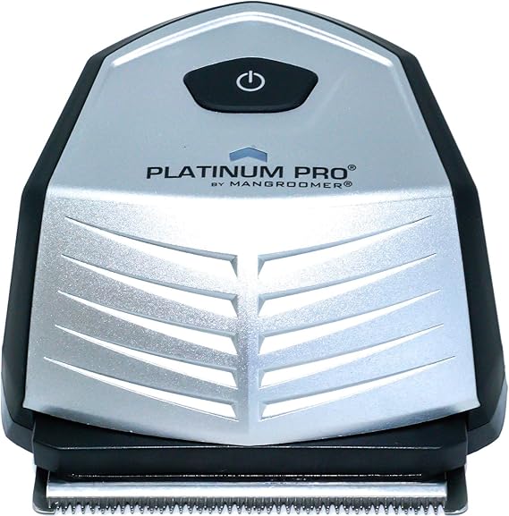 MANGROOMER - PLATINUM PRO New Self-Haircut Kit and Advanced Hair Clippers with Lithium Max Battery, 9 Length Guards and Included Bonus Storage Case, 2 Piece Set