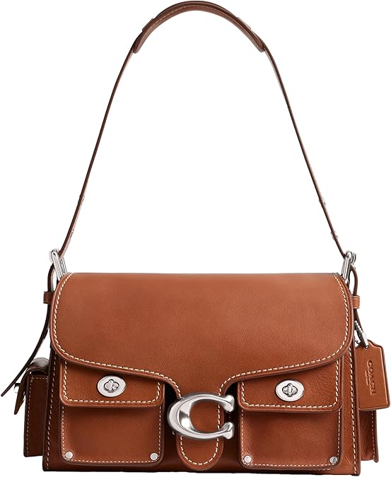 Coach ショルダーバッグ Soft Tabby ブラック///ホワイト